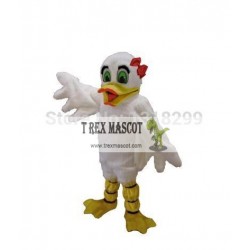 White Duck Mascot Costume for Adult