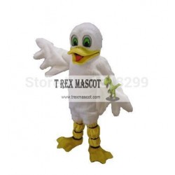 White Duck Mascot Costume for Adult