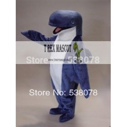 Sea Animal Blue Whale Mascot Costume for Adult