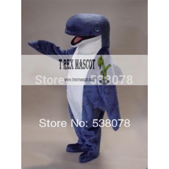 Sea Animal Blue Whale Mascot Costume for Adult