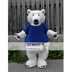 Polar Bear Mascot Costume for Adult