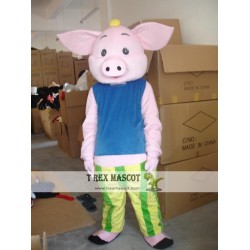 Pink Pig Mascot Costume for Adult