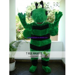 Green Bee Mascot Costume for Adult