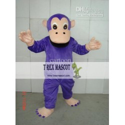 Purple Gorilla Orangutan Mascot Costume for Adult