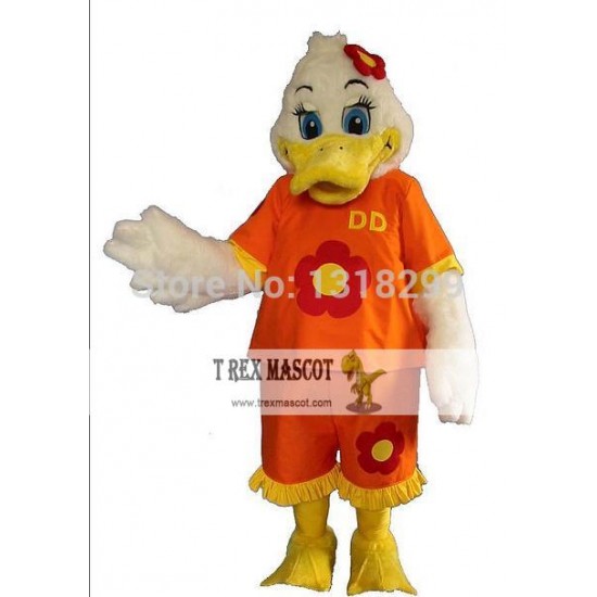 Dizzy Duck Mascot Costume for Adult