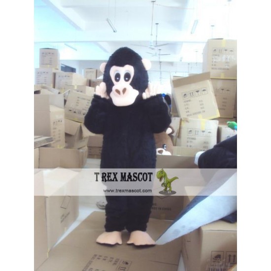 Black Orangutans Mascot Costume for Adult