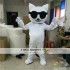 White Cat Mascot Costume for Adult