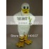 White Plush Duck Mascot Costume for Adult