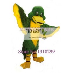 Green Duck Mascot Costume for Adult