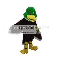 Green Head Mallard Duck Mascot Costume for Adult