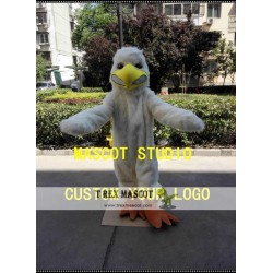 White Plush Bird Mascot Costume Little Eagle Costume