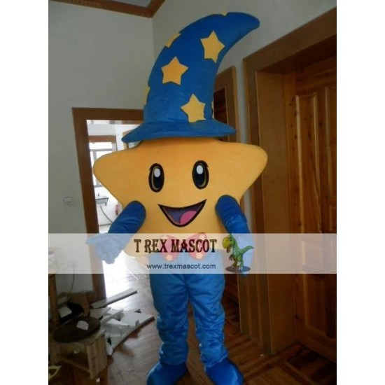 Newest Magic Star Mascot Costume Five Stars Costume for Adult