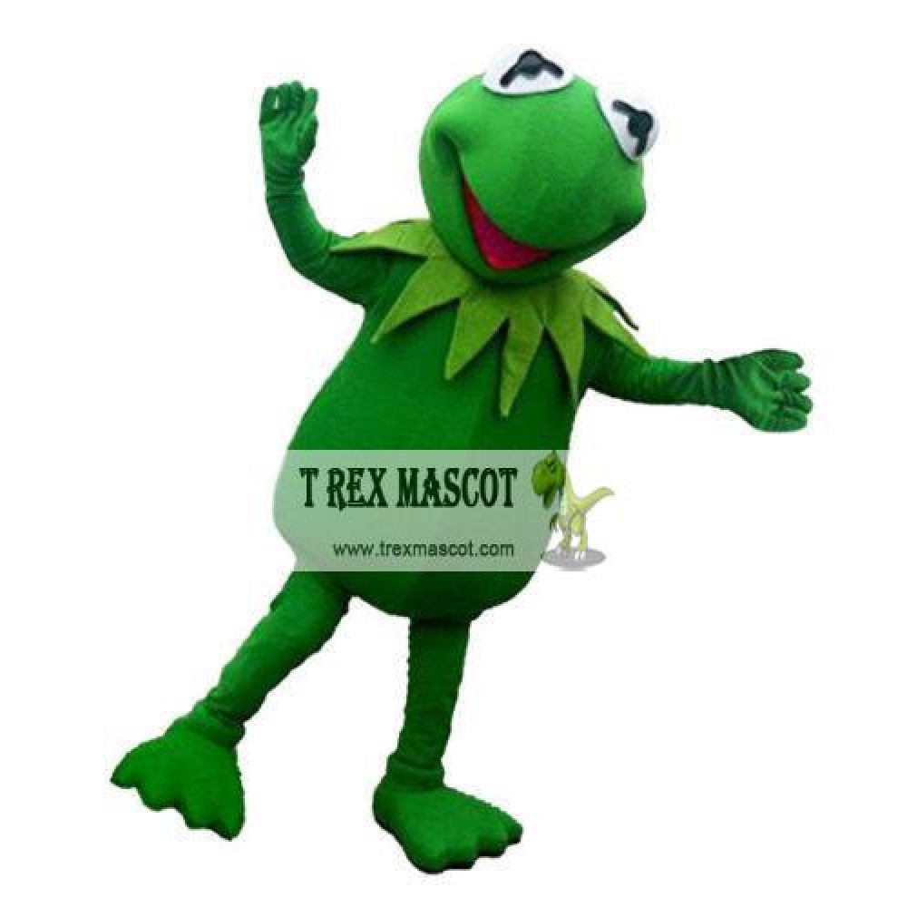 Giant Kermit the Frog Mascot Costume