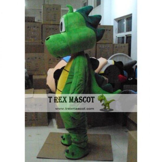 Giant Green Dragon Mascot Costume