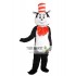 Giant Cat In The Hat Mascot Costume