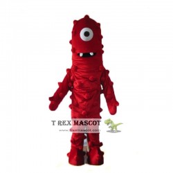 Red Monster / Virus Mascot Costume