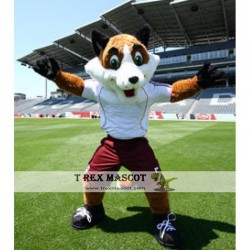 Soccer Fox Mascot Costume