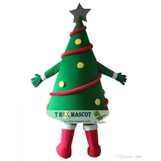 Christmas tree mascot costume