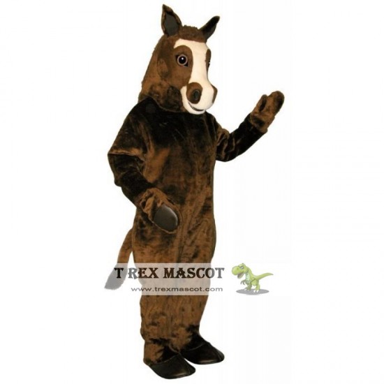 Brown Horse Lightweight Mascot Costume