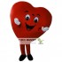 Giant Red Heart Mascot Costume