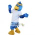 Sport Blue Eagle Mascot Costume for Adult