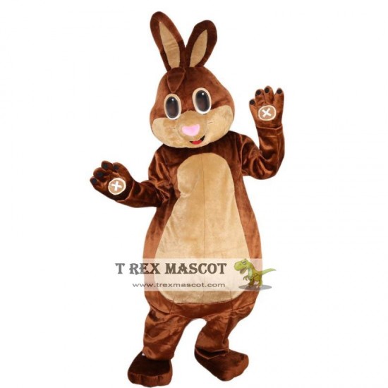 Brown Rabbit / Bunny Mascot Costume for Adult