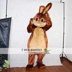 Brown Rabbit / Bunny Mascot Costume for Adult