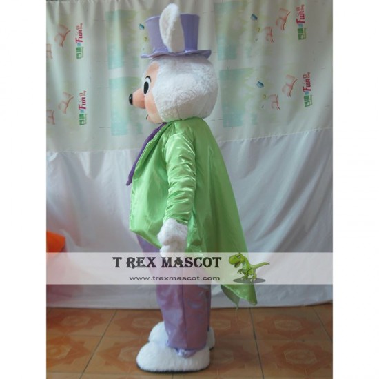 Pink Easter Bunny Mascot Costume