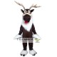 Reindeer Long Hair Mascot Costume