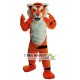 Orange Tiger Cartoon Mascot Costume