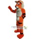 Orange Tiger Cartoon Mascot Costume