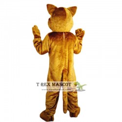 Brown Cat Mascot Costume