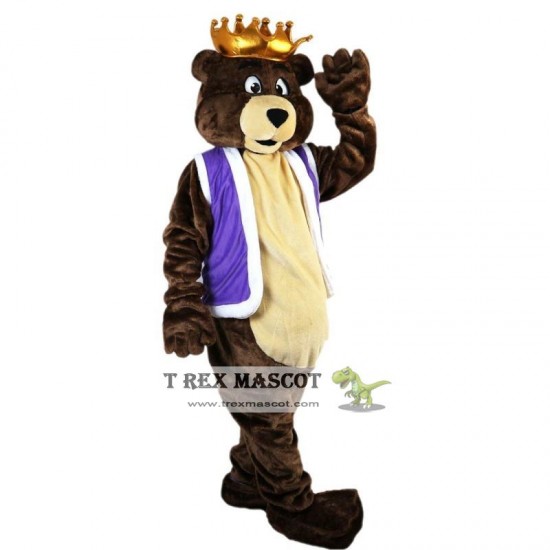 Brown Bear Mascot Costume for Adult