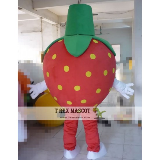 Strawberry Fruit Mascot Costume