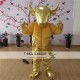 Golden Bull Mascot Costume