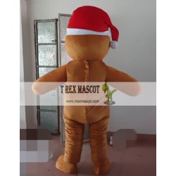 Gingerbread Man Mascot Costume