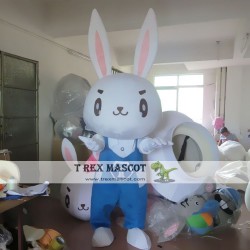 Rabbit Boy Mascot Costume