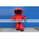 Red Robot Mascot Costume