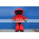 Red Robot Mascot Costume