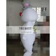 Smoking Snowman Mascot Costume