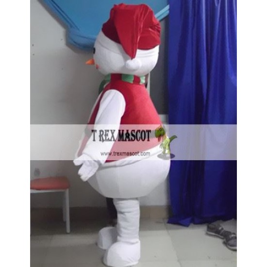 Christmas Snowman Mascot Costume