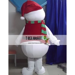 Christmas Snowman Mascot Costume