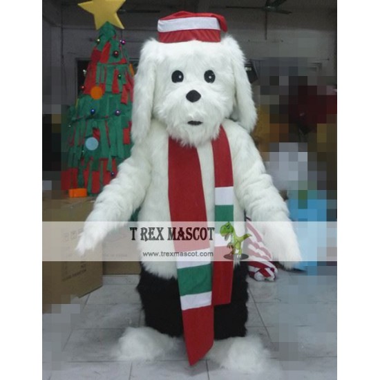 Christmas Dog Mascot Costume