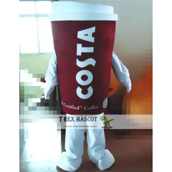 Coffee Cup Drink Cup Mascot Costume