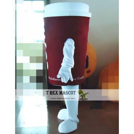 Coffee Cup Drink Cup Mascot Costume