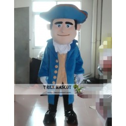 Patriot Cavalier Pirate Mascot Costume