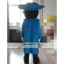 Patriot Cavalier Pirate Mascot Costume