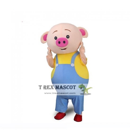 Pig Cartoon Mascot Costume