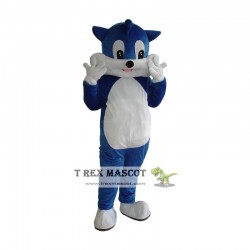 Blue Cat Mascot Costume