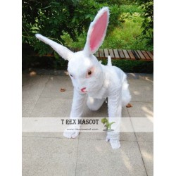 Realistic Rabbit Animal Mascot Costume